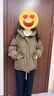 啄木鳥（TUCANO）中老年人羽絨棉服秋冬裝2024新款棉襖女冬季媽媽洋氣棉衣外套大碼 卡其色 2XL 建議120-135斤 曬單實(shí)拍圖