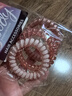 歌妮（Goody）無痕發(fā)圈電話線女扎頭繩簡約扎頭發(fā)橡皮筋櫻花粉加粗發(fā)繩發(fā)飾 3個(gè)裝 曬單實(shí)拍圖