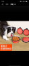 茨格曼 宠物外出食盆水盆折叠碗狗狗猫咪硅胶碗户外喝水碗便（橙色） 实拍图