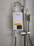 長虹（CHANGHONG）長虹電熱水器即熱式 家用小廚寶 恒溫省電速熱 熱水器防電墻 防漏電熱水寶 淋浴洗澡神器 5500W 洗澡淋浴款【漏保開關】 曬單實拍圖