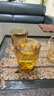 康寧（VISIONS）鉆石玻璃杯2件組 琥珀色高硼硅耐高溫水杯牛奶果汁杯啤酒杯250ml 曬單實(shí)拍圖