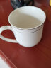 宜宜陶瓷典雅盖杯350ml 带盖马克杯 办公开会会议会务招待茶杯水杯子 晒单实拍图