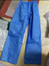 藍(lán)標(biāo)兒童雨褲女童男童防雨半身長(zhǎng)褲寶寶防水雨褲中小童幼兒園學(xué)生 深藍(lán) L號(hào)(125-140CM） 曬單實(shí)拍圖