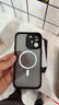 魔杰樂 適用蘋果15promax手機殼磁吸充電iPhone16promax手機保護套沙漠色全包防摔軟膠膚感磨砂簡約輕奢 磁吸黑色【萊卡系列-金屬鏡頭圈】 iPhone14ProMax 曬單實拍圖