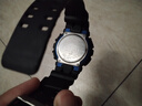 卡西歐（CASIO）男表G-SHOCK運動手表學生多功能電子表雙顯防水防震大表盤石英表 炫酷藍黑GA-100-1A2 曬單實拍圖