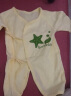 贝贝怡【官方发售】婴儿衣服新生儿连体衣系带绑带哈衣婴儿内衣 绿色L477（夏季薄款） 新生儿/身高52cm 实拍图