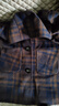啄木鳥(niǎo)（TUCANO）春秋裝新款中老年媽媽裝大碼中長(cháng)款格子呢大衣外套毛呢上衣女裝潮 一號紫格 XXL105-120斤穿 曬單實(shí)拍圖