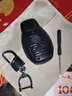 奔馳鑰匙包C級GLE320GLS400 GLA C200L GLC260LS級B級汽車(chē)鑰匙套包扣真皮 鑰匙包+鑰匙扣（三鍵黑色） 曬單實(shí)拍圖