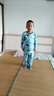 纖絲鳥(niǎo)（TINSINO）兒童保暖內衣加絨加厚寶寶睡衣男童秋衣秋褲套裝衣服 藍色恐龍 曬單實(shí)拍圖