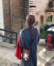 伊梵絡(luò )復古小眾豹紋包包女2024新款秋冬百搭斜挎包時(shí)尚麂皮絨面手機包 帶掛件豹紋 曬單實(shí)拍圖