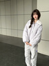 森馬（Semir）羽絨服女插肩袖可脫卸毛領(lǐng)2025新款冬季oversize花苞外套復古 紫色調（白鴨絨）00377（特寬松介意可拍小一碼） S 曬單實(shí)拍圖