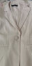 简蜓小西装女春季新款短款外套长袖一粒扣韩版修身气质OL百搭西服 白色长袖+同款吊带 2XL（建议：118-128斤） 实拍图