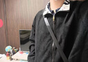 NY-MR潮牌聯(lián)名立領(lǐng)夾克男美式復(fù)古外套秋季休閑情侶裝燈芯絨青少年衣服 YKCP-831#灰色 XL（建議130-150斤） 曬單實拍圖