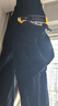 男生女生23款童裝兒童褲子工裝褲男童休閑長(cháng)褲春秋款洋氣秋裝 黑色 120cm 曬單實(shí)拍圖