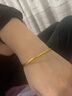 中國黃金（CHINA GOLD）黃金手鐲女實(shí)心古法足金素圈傳承鐲子送媽媽女友生日情人節(jié)禮物 （約25.85g）實(shí)心【58圈口】 曬單實(shí)拍圖