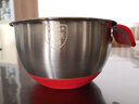 川島屋304不銹鋼打蛋盆家用沙拉調料碗廚房烘焙工具大號加深打發(fā)奶油發(fā)面盆帶刻度 1400ml小號打蛋盆 曬單實(shí)拍圖