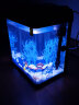 森森（SUNSUN）鱼缸水族箱桌面生态金鱼缸玻璃迷你小型客厅懒人免换水家用缸 (高清玻璃)白230+溪流水草景(带20件套) 实拍图