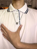 GEVILANG鈦鋼項(xiàng)鏈男潮流貔貅吊墜銀色轉(zhuǎn)運(yùn)珠吊墜復(fù)古鎖骨鏈女嘻哈長款頸鏈 貔貅轉(zhuǎn)運(yùn)珠吊墜搭配方形項(xiàng)鏈 曬單實(shí)拍圖