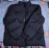 棉致棉衣男冬季外套面包服保暖加厚棉服上衣純色 黑色 3XL 曬單實(shí)拍圖