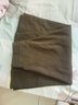 歐貝汐毛呢半身裙女秋冬季新款高腰顯瘦a字寬松大擺復古遮跨中長(cháng)裙傘裙 咖色 M 曬單實(shí)拍圖