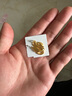 六福珠寶七夕禮物 足金皇冠天鵝黃金吊墜女款不含項鏈 計價 約4.47克 曬單實拍圖