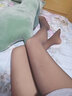 浪莎肉色光腿神器女秋冬裸感加絨加厚絲襪大碼打底假透肉連褲襪女春秋 咖連腳(大碼) 1條 XL KS80g 不加絨  建議15-28℃ 曬單實(shí)拍圖