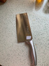 十八子作菜刀單刀家用廚房刀具切菜切肉刀廚刀斬切刀飛球系列NP02 曬單實(shí)拍圖
