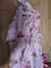 HIWISH小个子沙滩裙女海边度假长裙雪纺2021新款女装韩版夏季碎花雪纺夏 短款（105厘米） S（建议94斤以内） 晒单实拍图