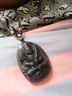 艷燦 八大守護(hù)神冰晶項(xiàng)鏈天然冰種十二生肖黑曜石本命佛吊墜男友蛇年 ?；?虛空藏菩薩附證書 曬單實(shí)拍圖