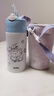 膳魔師（THERMOS）F4011不銹鋼吸管杯保溫杯kitty可愛小學生便攜卡通水杯子350ML TCMI-403紫色魔法師 400ml 附杯套 曬單實拍圖