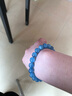 朱夢(mèng)緣配證書(shū)海藍寶手串男女款藍色天然水晶手鏈送女友馬年本命年禮物 9毫米珠徑-女士舒適款 曬單實(shí)拍圖