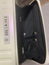 USHOW  TRAVEL日系usb接口前開鋁框拉桿箱登機(jī)箱杯架旅行箱送女生禮密碼行李箱 珍珠白卡扣 20英寸 曬單實(shí)拍圖