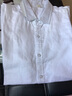 誠景短袖棉麻襯衫男薄款透氣麻料修身半袖亞麻襯衣男裝上衣外套百搭I(lǐng) 白色 M 曬單實(shí)拍圖
