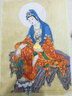 臻言工筆畫(huà)白描底稿送子觀(guān)音菩薩千手畫(huà)譜人物入門(mén)教材畫(huà)集成品畫(huà)冊線(xiàn)描稿臨摹云母熟宣紙手繪佛像國畫(huà)底稿 大號觀(guān)音畫(huà)冊系列一，97張圖案 曬單實(shí)拍圖