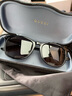 古馳（GUCCI）開云眼鏡墨鏡男女同款時尚經(jīng)典圓形全框防曬太陽鏡黑色眼鏡框禮物 黑色圓框GG0154SA-001 曬單實拍圖