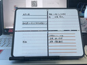易飛小白板可擦寫桌面寫字板支架式白板本可折疊記事板直播提示板 石墨黑(送0.5三色3支筆+擦布)會員1年 曬單實拍圖