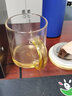 美斯尼 玻璃茶杯茶水分離泡茶杯帶過(guò)濾辦公室茶杯竹蓋帶把手杯子花茶杯加厚耐高溫茶杯分離水杯個(gè)人玻璃杯 云屹杯 350ml 曬單實(shí)拍圖