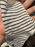 喜得瑞（xiderui）寶寶襪子夏季薄款兒童中筒襪春季棉襪新款中小童學院風運動風襪子 字母條紋【夏薄款】 5雙 均碼 （適合腳長16-18CM）6-8歲 曬單實拍圖