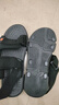 啄木鳥(niǎo)男涼鞋25新款潮夏天男款耐磨防滑防臭開(kāi)車(chē)鞋可以泡水情侶沙灘鞋 黑色 41 曬單實(shí)拍圖