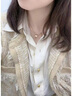 法蔻（farcoko）小蠻腰項鏈女歐美鈦鋼鎖骨鏈氣質(zhì)簡約吊墜生日情人節(jié)禮物送女友 真鉆小蠻腰 曬單實拍圖