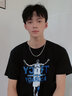 銘揚(yáng)飾海 925銀古巴項(xiàng)鏈男士加粗實(shí)心馬鞭鏈潮流嘻哈百搭時(shí)尚鎖骨鏈素鏈子 925銀古巴鏈（鏈長(zhǎng)50CM） 曬單實(shí)拍圖