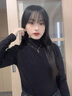 莫代爾新款長袖T恤秋冬暖絨堆堆半高領(lǐng)打底衫女士加絨加厚內(nèi)搭保暖秋衣高領(lǐng)-卡其【加絨加厚】L 【100-120斤】 曬單實(shí)拍圖