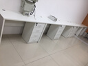 時仁（ShiRen）家具電腦桌簡約辦公家具職員座位組合屏風工位四人桌椅套裝 單人位（含柜） 曬單實拍圖