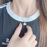 六桂福珠寶鉆石三生有杏黃金項(xiàng)鏈女足金吊墜七夕情人節(jié)禮物送女友老婆生日 杏好有你吊墜+S925鏈+品牌禮盒 曬單實(shí)拍圖