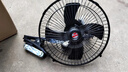 華能麒車(chē)載風(fēng)扇24伏大貨車(chē)汽車(chē)風(fēng)扇用空調大風(fēng)力強力車(chē)內車(chē)用制冷小電扇 10寸12V四葉（搖頭+調速）黑色 曬單實(shí)拍圖