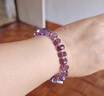 奈維斯汀紫水晶手鏈女銀切割面不規則刻面巴西紫色轉運手串520禮物女 曬單實(shí)拍圖