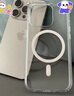 和肯 不易發(fā)黃透明磁吸無(wú)線充電適用iPhone16promax手機(jī)殼簡(jiǎn)約防摔14亞克力硬殼軟邊框蘋果15pro保護(hù)套 透明磁吸晶盾大孔鏡頭款【高品質(zhì)，裸機(jī)手感】 iPhone14Pro 曬單實(shí)拍圖