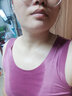 正錦 女士背心 無痕修身打底汗衫 夏季休閑內(nèi)搭吊帶工字高彈力緊身無袖T恤內(nèi)衣 有加大碼 女圓領(lǐng)黑色 2XL（收藏優(yōu)先出庫） 曬單實拍圖