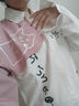 坐悠學(xué)生春夏款襯衫外套日系可愛長袖男青少年設(shè)計感寬松休閑情侶潮流 v8藍色襯衫 長袖款 M (建議80-105斤) 曬單實拍圖
