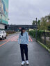 KELME/卡爾美 圓領(lǐng)衛衣女子春秋季新款透氣拼接百搭休閑套頭衫少女上衣 6137TT2018 淺藍色 S【155/80A】 曬單實(shí)拍圖